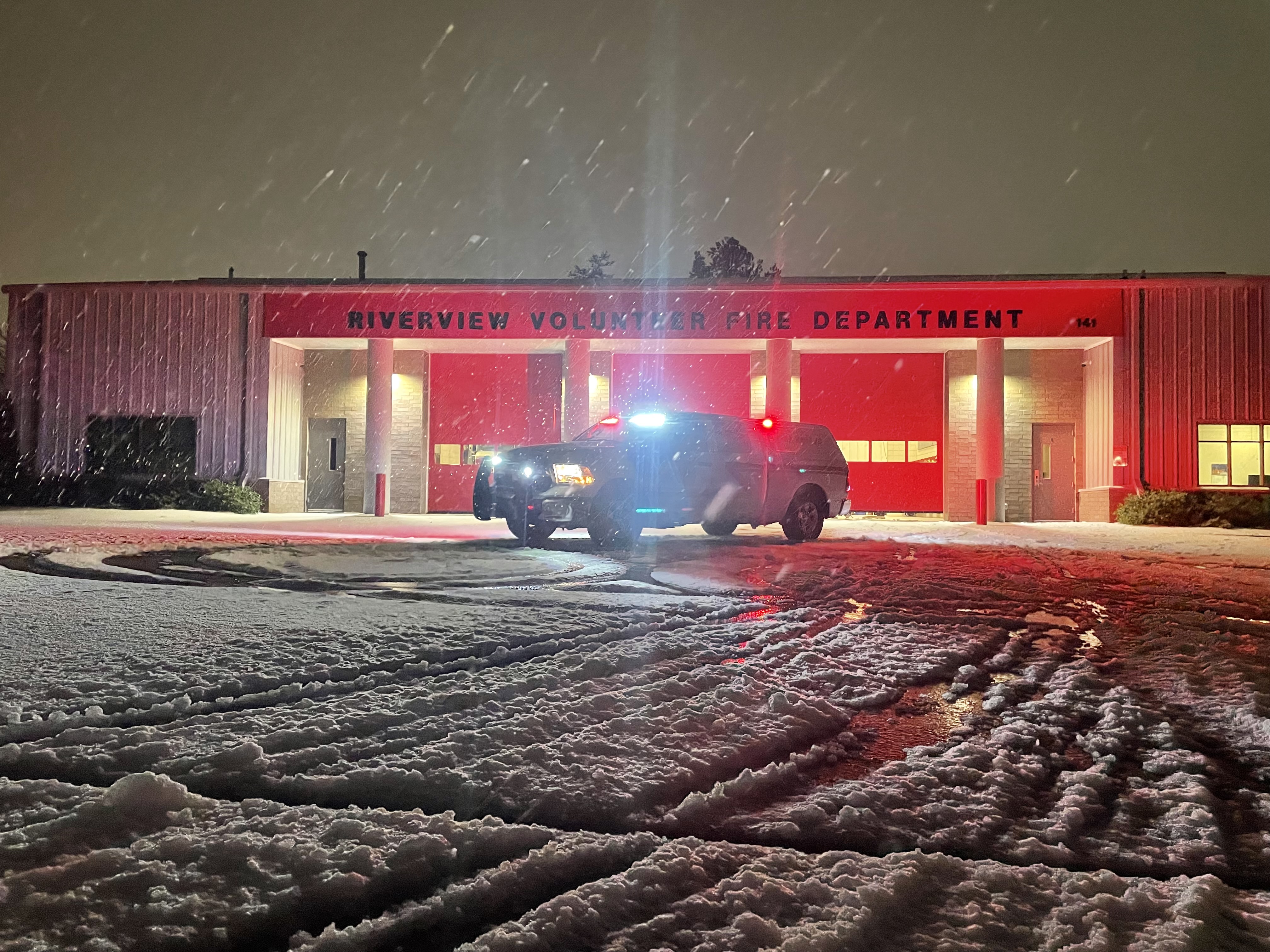 Exterior view of Riverview Fire Department Station 2